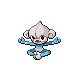 Meditite front-facing sprite from Pokémon Platinum