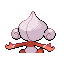 Meditite shiny back-facing sprite from Pokémon Sapphire