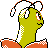 Meganium shiny back-facing sprite from Pokémon Crystal