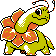 Meganium shiny front-facing sprite from Pokémon Crystal