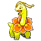Meganium shiny front-facing sprite from Pokémon HeartGold