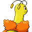 Meganium shiny back-facing sprite from Pokémon Sapphire