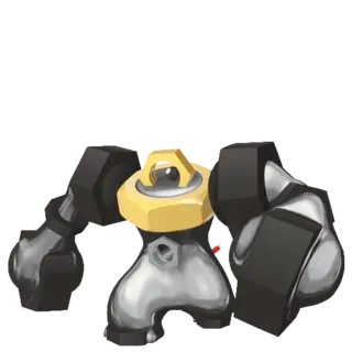Melmetal front-facing sprite from Legends Za