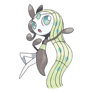 Meloetta official artwork