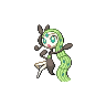 Meloetta front-facing sprite from Pokémon White