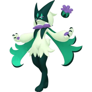 Meowscarada shiny front-facing sprite from Pokémon Violet