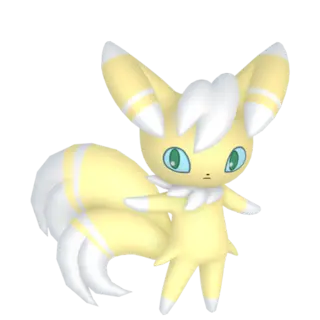 Meowstic shiny front-facing sprite from Pokémon Sword