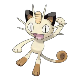 Meowth official artwork
