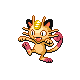 Meowth shiny front-facing sprite from Pokémon Pearl
