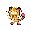 Meowth shiny front-facing sprite from Pokémon Emerald