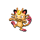 Meowth shiny front-facing sprite from Pokémon Platinum