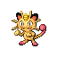 Meowth shiny front-facing sprite from Pokémon Ruby