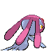 Mesprit back-facing sprite from Pokémon Diamond