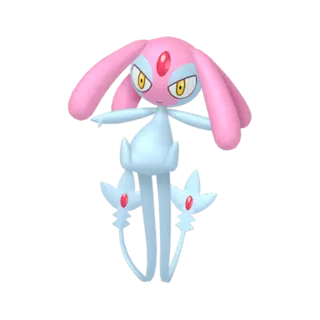 Mesprit front-facing sprite from Pokémon Shining Pearl