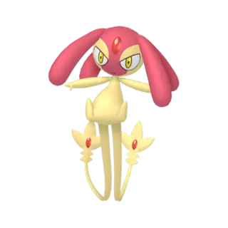 Mesprit shiny front-facing sprite from Pokémon Shining Pearl