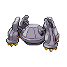 Metagross shiny back-facing sprite from Pokémon Black