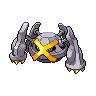 Metagross shiny front-facing sprite from Pokémon Black