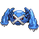 Metagross front-facing sprite from Pokémon HeartGold