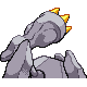 Metagross shiny back-facing sprite from Pokémon HeartGold