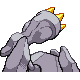 Metagross shiny back-facing sprite from Pokémon Platinum