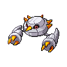 Metang shiny front-facing sprite from Pokémon Black 2