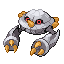 Metang shiny front-facing sprite from Pokémon Sapphire