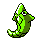 Metapod front-facing sprite from Pokémon Crystal