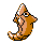 Metapod shiny front-facing sprite from Pokémon Crystal