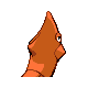 Metapod shiny back-facing sprite from Pokémon Pearl