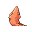 Metapod shiny back-facing sprite from Pokémon FireRed