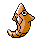 Metapod shiny front-facing sprite from Pokémon Silver