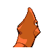 Metapod shiny back-facing sprite from Pokémon Platinum