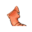 Metapod shiny back-facing sprite from Pokémon Sapphire