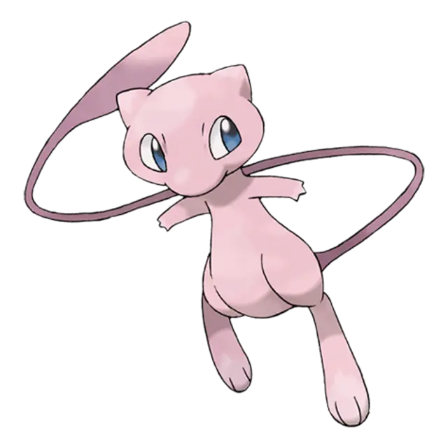 Mew, the New Species Pokémon — Psychic-type Pokémon official artwork
