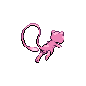 Mew back-facing sprite from Pokémon Black