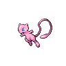 Mew front-facing sprite from Pokémon Black