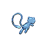 Mew shiny back-facing sprite from Pokémon Black