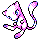 Mew front-facing sprite from Pokémon Crystal