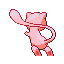 Mew back-facing sprite from Pokémon Sapphire