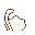 Mew back-facing sprite from Pokémon Yellow