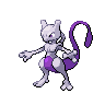 Mewtwo front-facing sprite from Pokémon Black