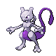 Mewtwo front-facing sprite from Pokémon Diamond