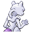Mewtwo back-facing sprite from Pokémon FireRed