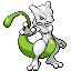 Mewtwo shiny front-facing sprite from Pokémon FireRed