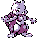 Mewtwo front-facing sprite from Pokémon Silver