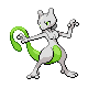 Mewtwo shiny front-facing sprite from Pokémon HeartGold