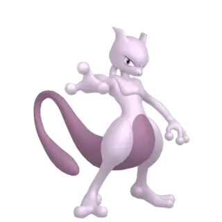 Mewtwo front-facing sprite from Pokémon Omega Ruby
