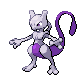 Mewtwo front-facing sprite from Pokémon Platinum