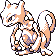 Mewtwo front-facing sprite from Pokémon Red