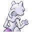 Mewtwo back-facing sprite from Pokémon Sapphire